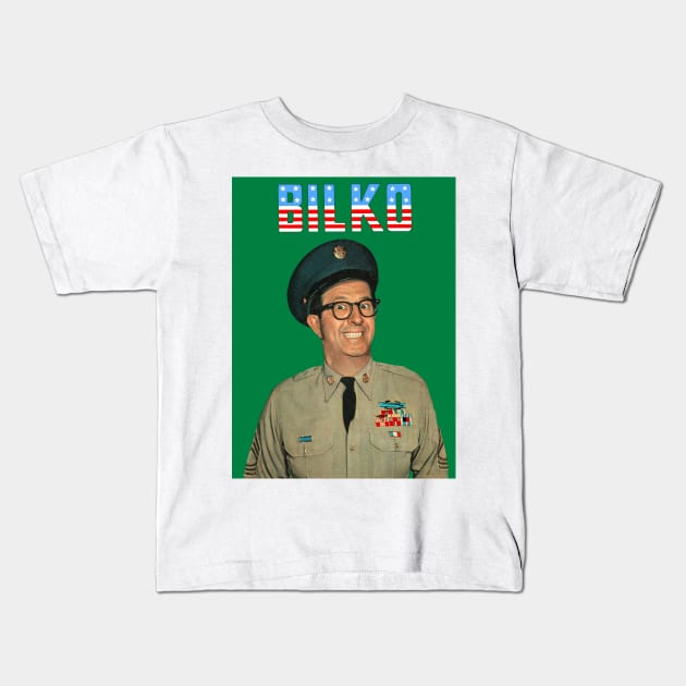 Phil Silvers Bilko Kids T-Shirt by ZippyFraggle1